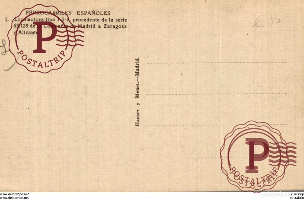Postales: FERROCarriles espa&ntilde;oles ESPA&Ntilde;A SPAIN - Foto 2