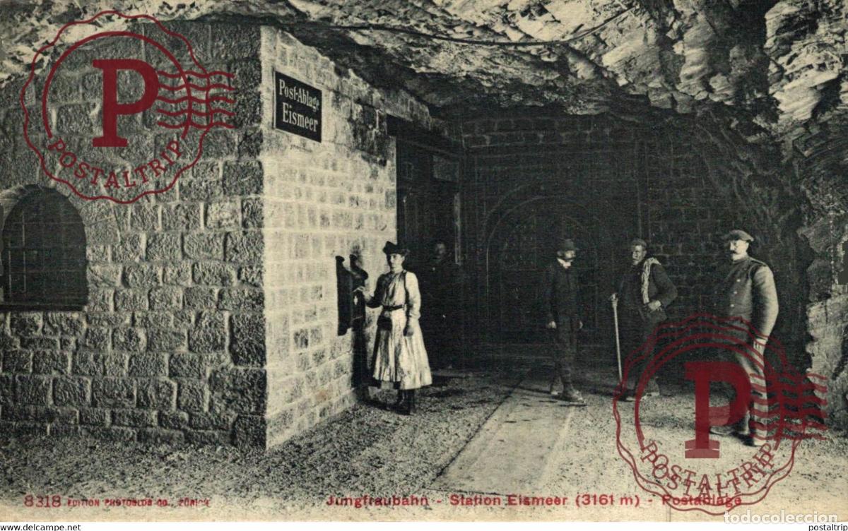 Postales: JUNGFRAUBAHN SUISSE BE BERNE STATION ESMEER POSTABLAGE TRAIN TRAIN TREN CHEMIN DE FER RAILWAY