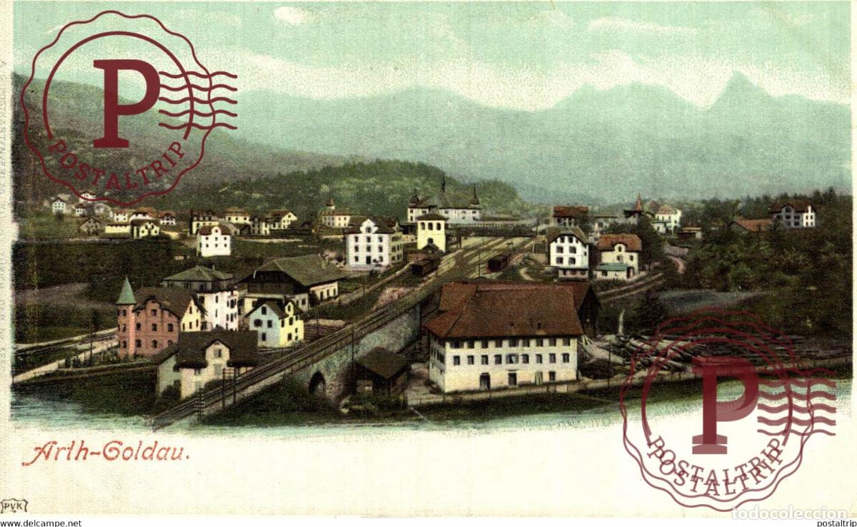 Postales: SUISSE ARTH GOLDAU SCHWYZ TRAIN TREN CHEMIN DE FER RAILWAY