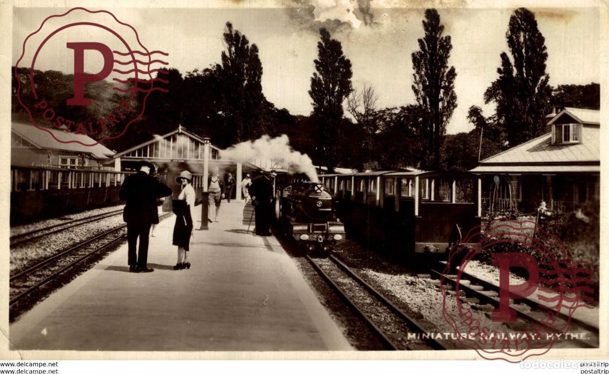 Postales: Miniature Railway. Hythe. Train, Tren.