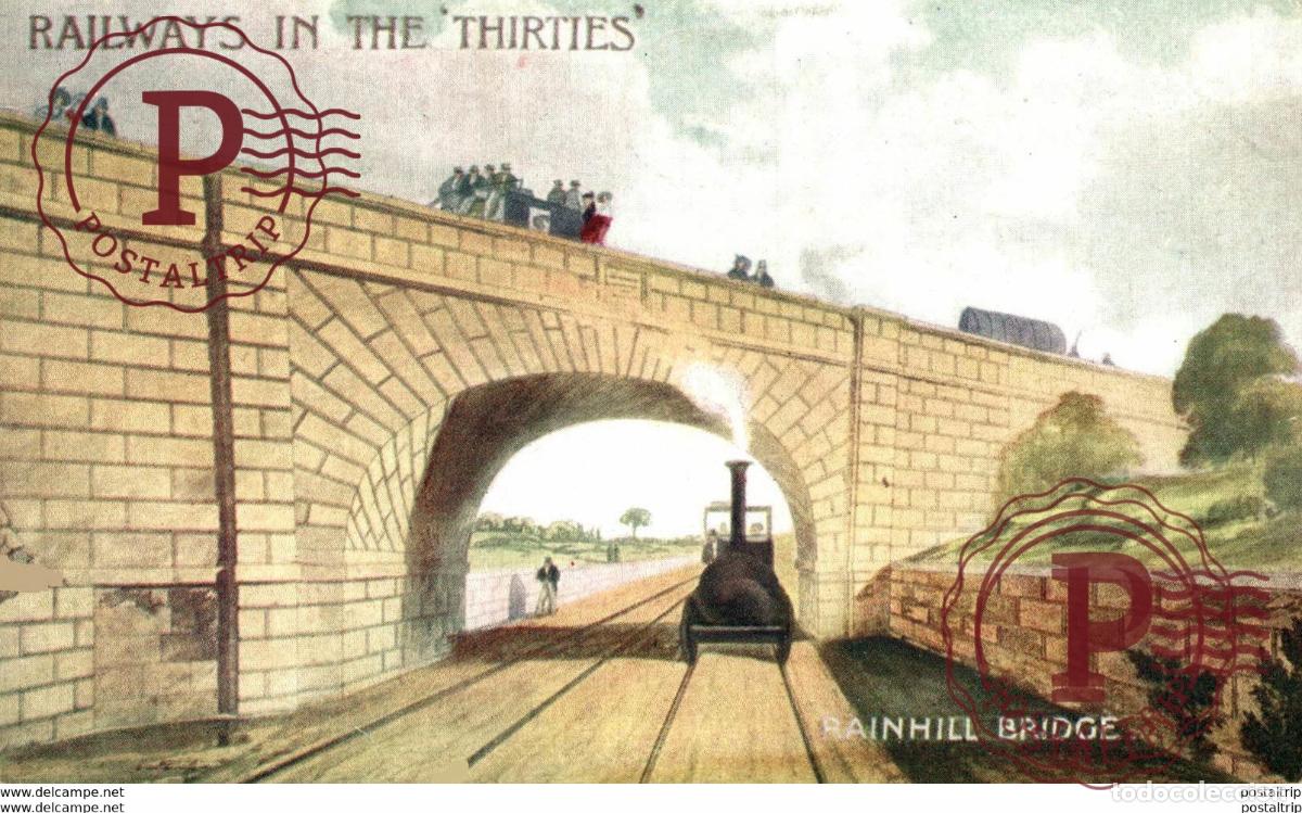 Postales: Railways in the Thirties. Train, Tren.