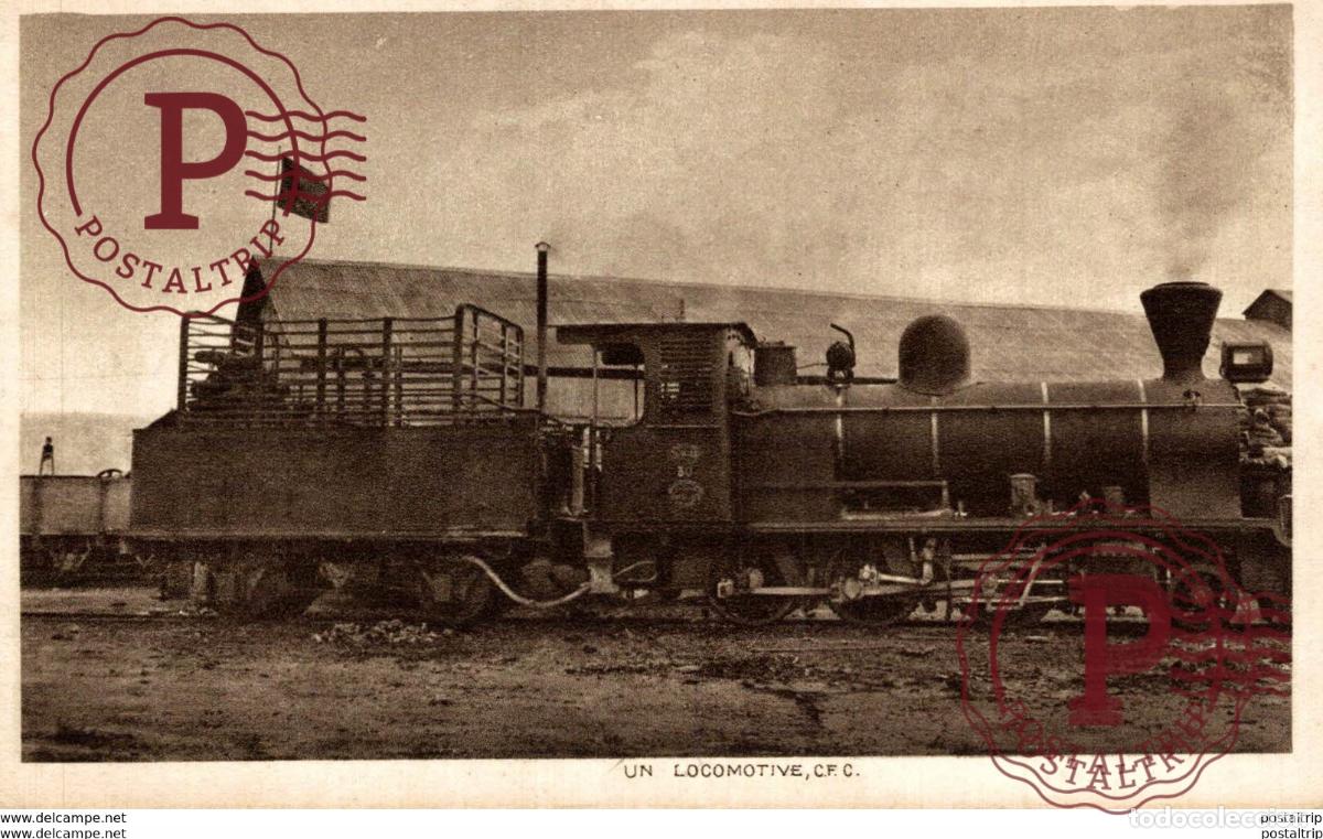 Postales: Un Locomotive,C.F.C. . Train, Tren.