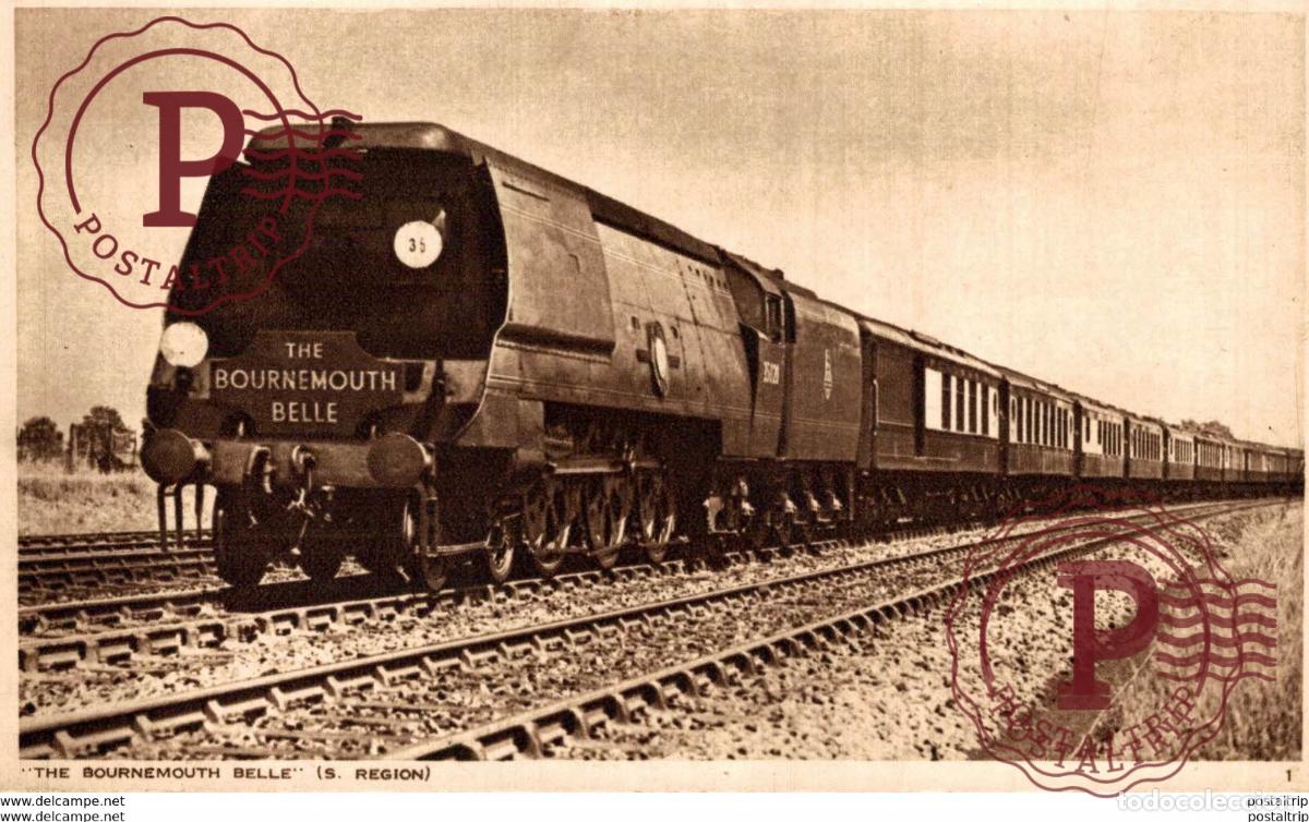 Postales: The Bournmouth Belle. Train, Tren. - Foto 1