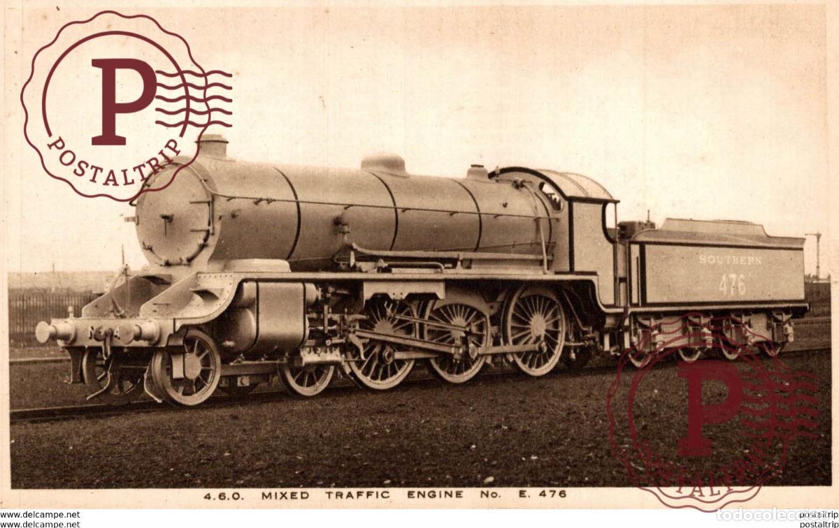 Postales: Mixed Traffic Engine N&ordm; E.476. Train, Tren. - Foto 1