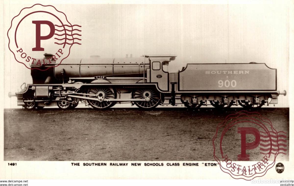 Postales: Southern 900 Engine Eton. Train, Tren. - Foto 1