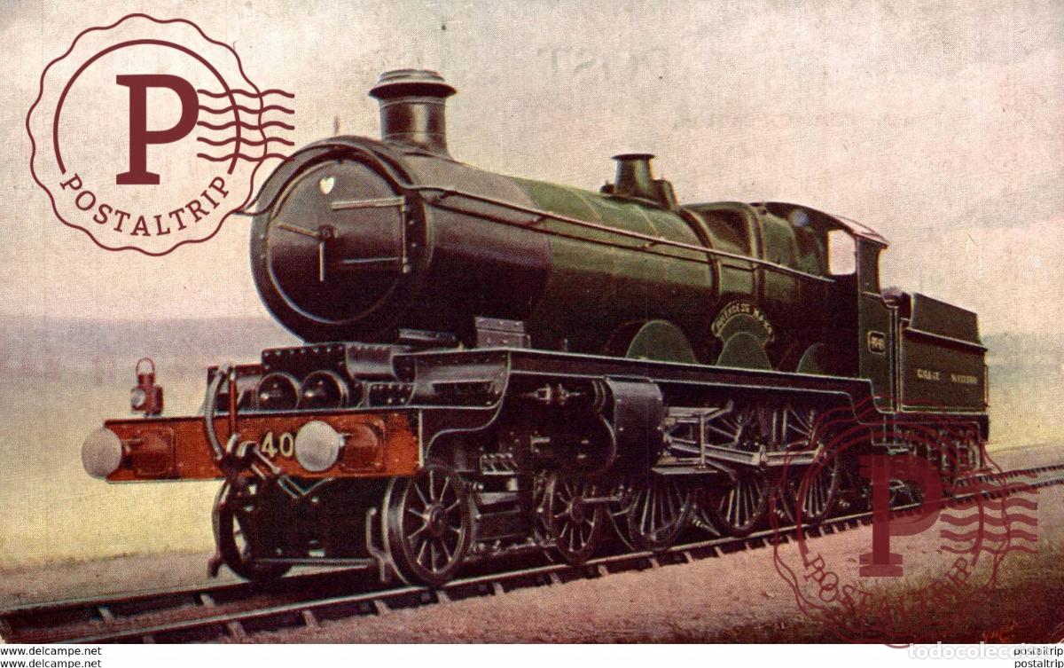 Cartes Postales: G.W.R. Princess Mary Train, Tren.
