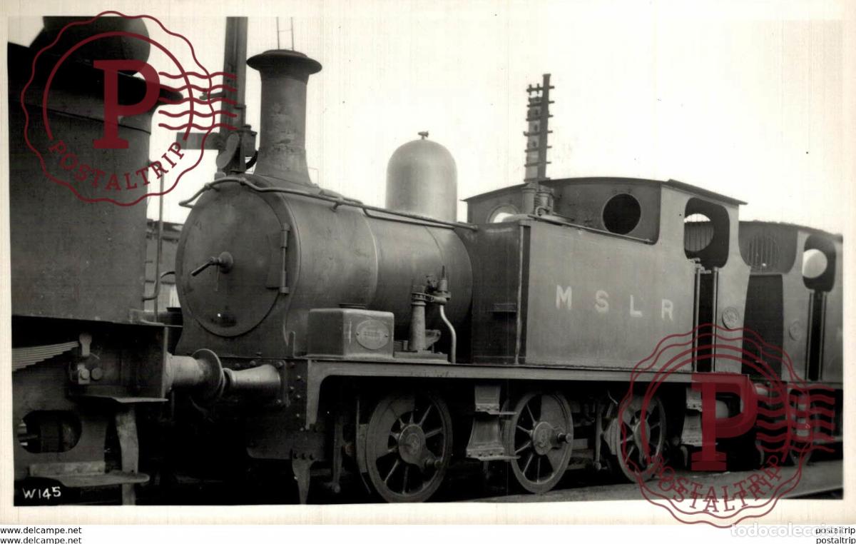Postales: M.S.L.R. Real Photo. Train, Tren.