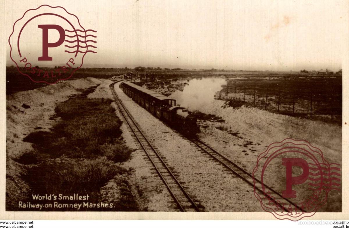 Postales: Worls Smallest Railway on Romney Marshes. Train, Tren.