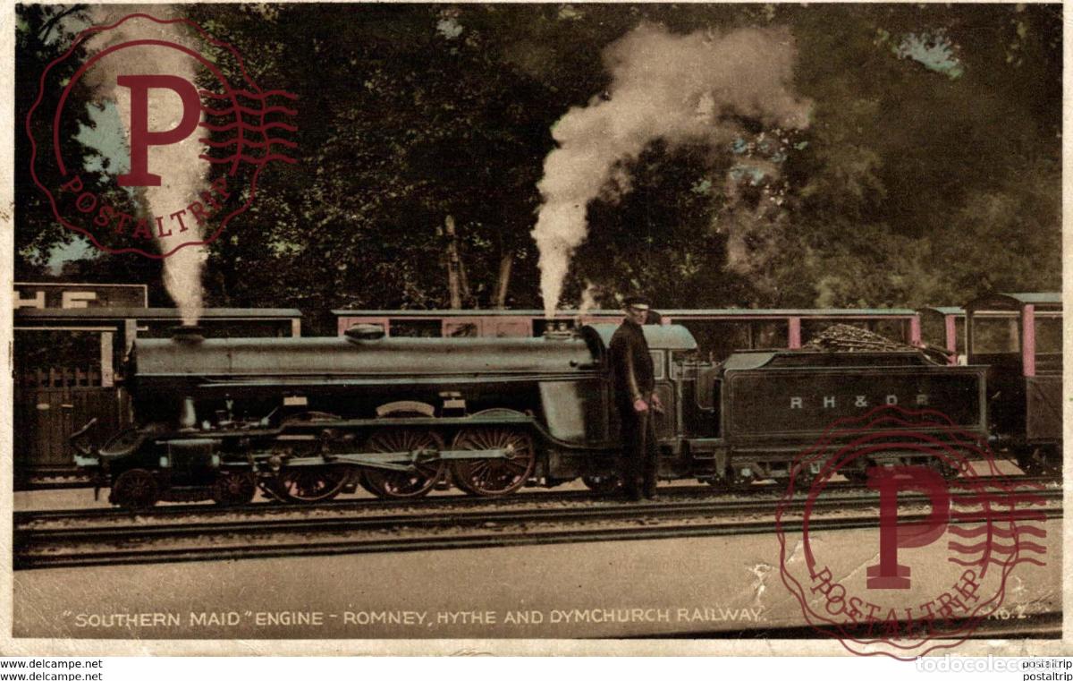 Postales: Southern Maid Engine - Romney Hythe and Dymchurch Railway.. Train, Tren.