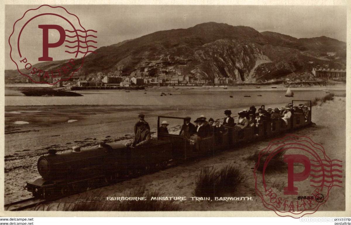 Postales: Fairbourne Miniature Train Barmouth. Train, Tren.