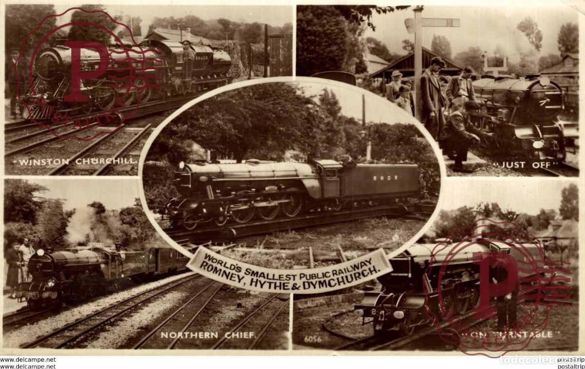 Postales: Worlds Smallest Public Railway. Train, Tren. - Foto 1