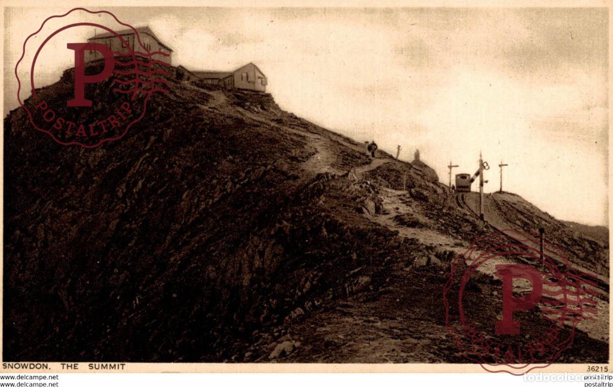 Postais: Snowdon, The Summit. Train, Tren.