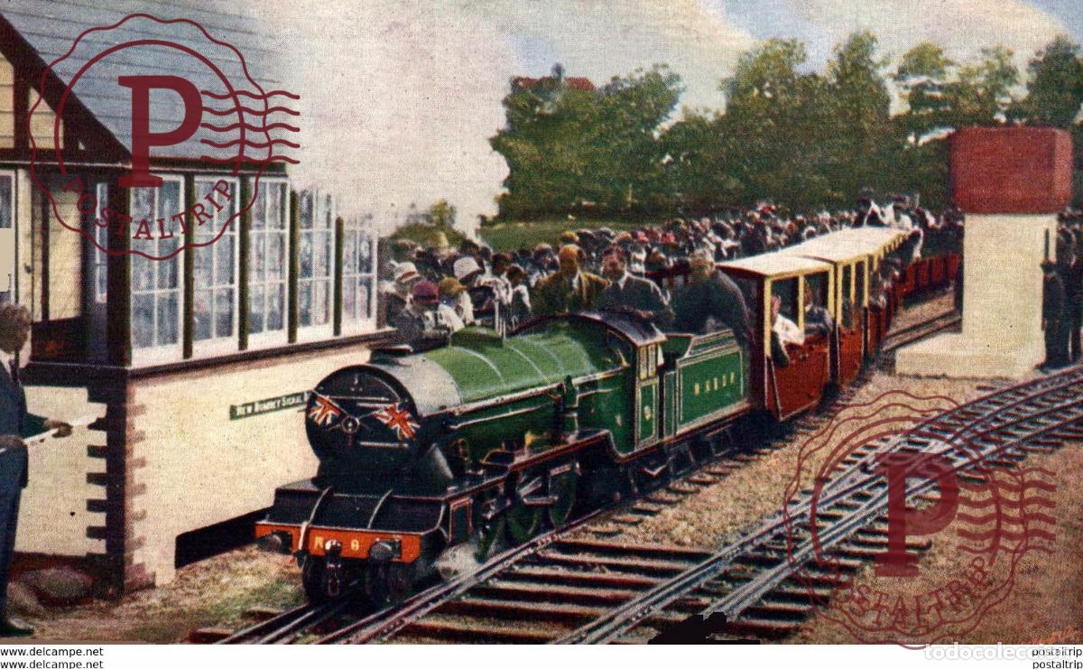 Postales: Romney, Hythe and Dymchurch Railway. Train, Tren.