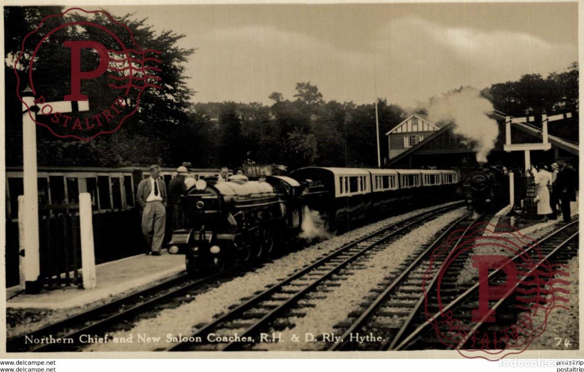 Postales: Northern Chief and New Saloon Coaches.. Train, Tren.