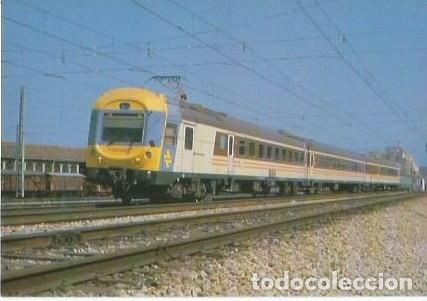 Postales: POSTAL A COLOR 144 ELECTROTREN DE LA SERIE 444ESTACION DE VALENCIA 1987 EUROFER
