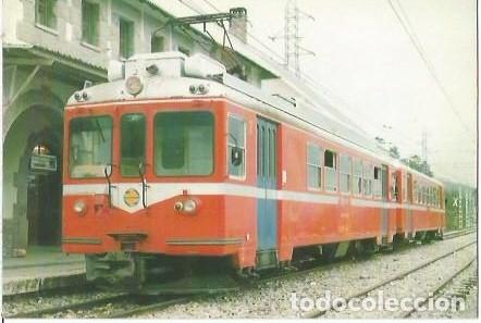 Postales: POSTAL A COLOR 158 UNIDAD ELECTRICA VIA METRICA SERIE 442 AUTOMOTORES F C CERCEDILLA LOS COTOS 1987