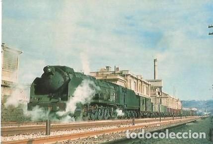 Postales: POSTAL A COLOR 202 LOCOMOTORA VAPOR SERIE 241 FLIX 1970 EUROFER