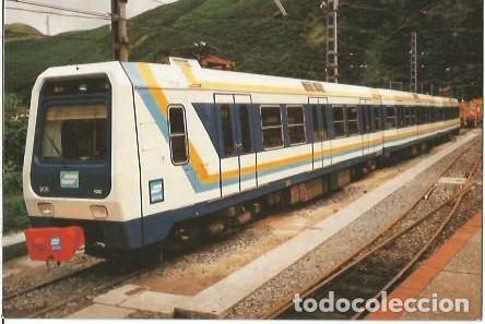 Postales: POSTAL A COLOR 497 UNIDAD 205 SERIE 201 AL 220 CONSTRUCTOR CAF ESTACION DE LUTXANA 1993 EUROFER