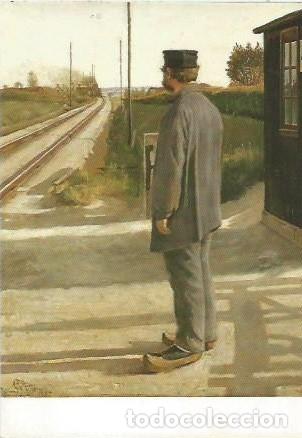 Postales: POSTAL A COLOR LAURITS ANDERSEN RING BANVAKTEN THE SIGNALMAN NATIONALMUSEUM STOCKHOLM