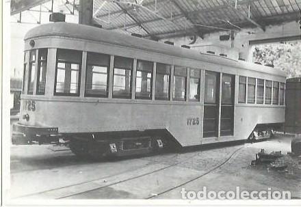 Postales: POSTAL A COLOR N&ordm; 29 TRANVIA N&ordm; 1725 REMOLQUE CONSTRUCTOR MANAGE EUROFER