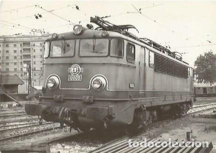 Postales: POSTAL A COLOR N&ordm; 4093 LOCOMOTORA ELECTRICA DEPOSITO BARCELONA VILANOVA 1964 EUROFER