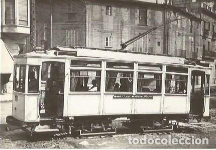 Postales: POSTAL A COLOR N&ordm; 4104 TRANVIA PROTOTIPO COCHE 391 LINEA 19 PZA SARRIA PEDRALBES 1921 BARCELONA