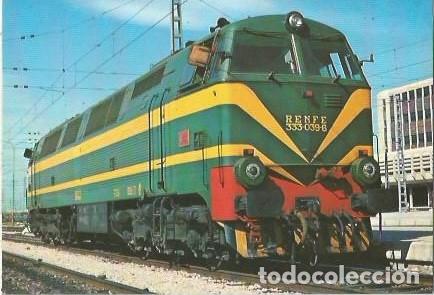 Postales: POSTAL A COLOR NUM 21 LOCOMOTORA SERIE 333 ESTACION DE MADRID CHAMARTIN