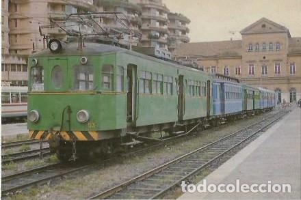 Postales: POSTAL A COLOR 297 AUTOMOTOR ELECTRICO N&ordm; 53 CONSTRUIDO POR DEVIS VALENCIA PONT DE FUSTA 1988 EUROFE