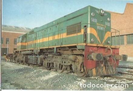 Postales: POSTAL A COLOR N&ordm; 341 LOCOMOTORA DE LINEA 314 TIPO CO CO POR MACOSA T C R VILLAVERDE BAJO 1992 EUROF
