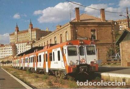 Postales: POSTAL A COLOR N&ordm; 463 AUTOMOTOR 592 MACOSA ESTACION DE TERUEL 1993 EUROFER