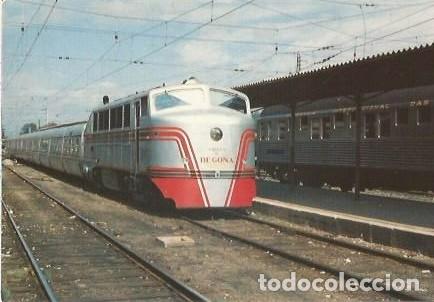 Postales: POSTAL A COLOR N&ordm; 488 TALGO II ENTRANDO EN LA ESTACION PIO DE MADRID CONSTRUIDA POR AMERICAN CAR FOU