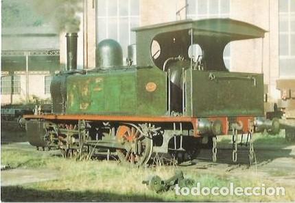 Postales: POSTAL A COLOR N&ordm; 627 LOCOMOTORA VAPOR 020T CORONEL ESTEBAN EN FABRICA DE ARMAS TRUBIA FABRICADA POR