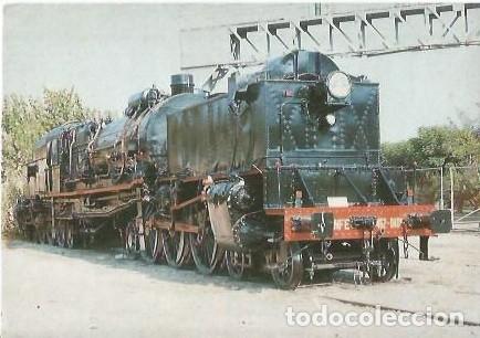 Postales: POSTAL A COLOR N&ordm; 345 LOCOMOTORA VAPOR SISTEMA GARRATT EX FC CENTRAL ARAGON VILANOVA I LA GEKLTRU EU