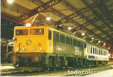 Postales: POSTAL A COLOR N&ordm; 846 TREN ESTRELLA ATLANTICO EL FERROL MADRID ESTACION DE MEDINA DEL CAMPO EUROFER
