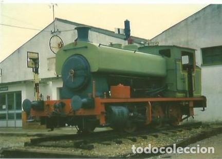 Postales: POSTAL A COLOR N&ordm; 961 LOCOMOTORA VAPOR OST N&ordm; 1 CASTEJON DE EBRO 2002 EUROFER