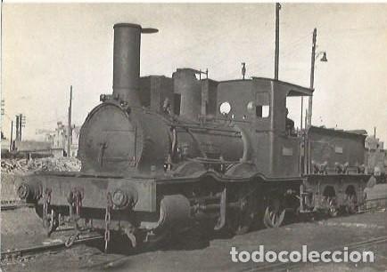 Postales: POSTAL A COLOR N&ordm; 4009 LOCOMOTORA DE VAPOR 021 ESTACION MORA LA NUEVA EUROFER