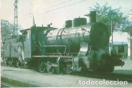 Postales: POSTAL A COLOR 215 LOCOMOTORA DE VAPOR SERIE 2401 MZA ESTACION DE MORA LA NOVA EUROFER