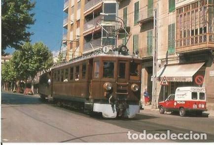 Postales: POSTAL A COLOR N&ordm; 453 FERROCARRIL DE PALMA A SOLLER CALLE EUSEBI