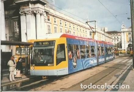 Postales: POSTAL A COLOR N&ordm; 939 TRANVIA E 15 BELEM LISBOA PLAZA DE COMERCIO 2002 EUROFER