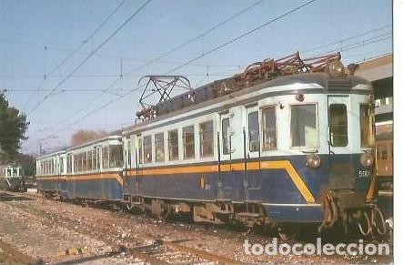 Postales: POSTAL A COLOR 239 AUTOMOTOR ELECTRICO ESTACION MARTORELL EMPALME EUROFER