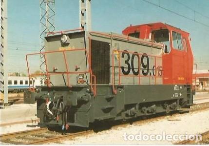 Postales: POSTAL A COLOR N&ordm; 548 NUEVA IMAGEN TRACTOR DE MANIOBRAS 309 015 6 SERIE 309 MTM BAZAN DEPOSITO FUENC