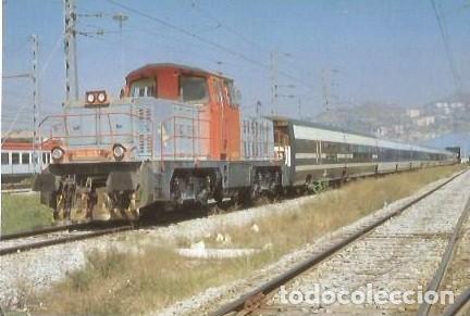 Postales: POSTAL A COLOR N&ordm; 562 LOCOMOTORA DIESEL 311 103 6 SAN ANDRES CONDAL BARCELONA EUROFER