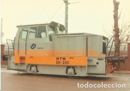 Postales: POSTAL A COLOR N&ordm; 593 LOCOMOTROA DIESEL HIDRAULICA CEMENTERA CIMPOR DE PORTUGAL EUROFER