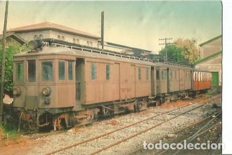 Postales: POSTAL A COLOR N&ordm; 920 F C VASCO NAVARRO AUTOMOTORES FURGON ELECTRICO CON CAJA DE MADERA AMOREBIETA V