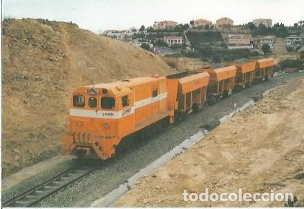 Postales: POSTAL A COLOR N&ordm; 950 LOCOMOTORA ALSTHOM S1 LOA 4947 EX F G C LINEA ALICANTE DENIA EUROFER