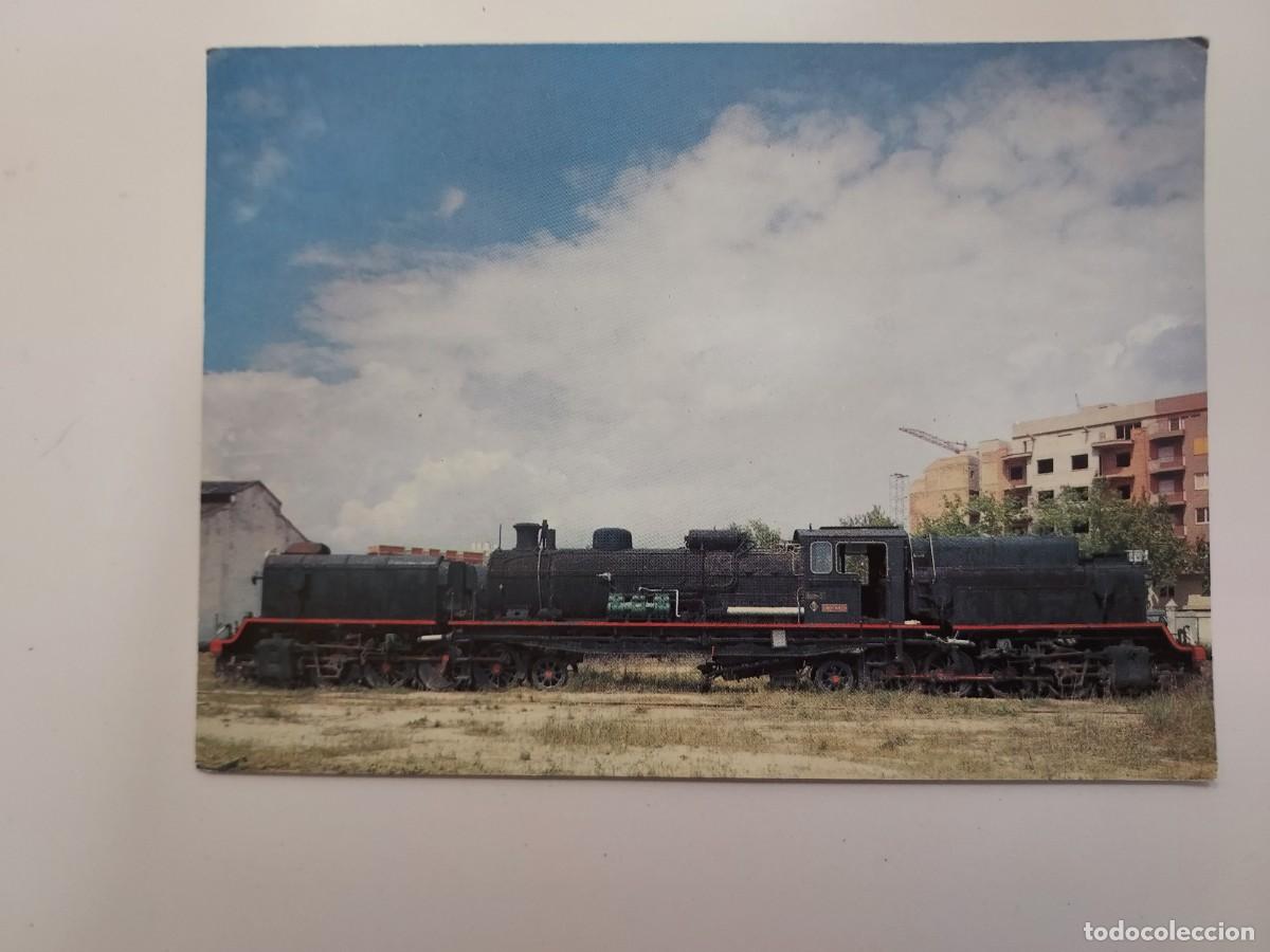 Postales: POSTAL TREN COLECCION RENFE LOCOMOTORA DE VAPOR GARRAF 282 F-0421 1931 F.C. CENTRAL DE ARAGON