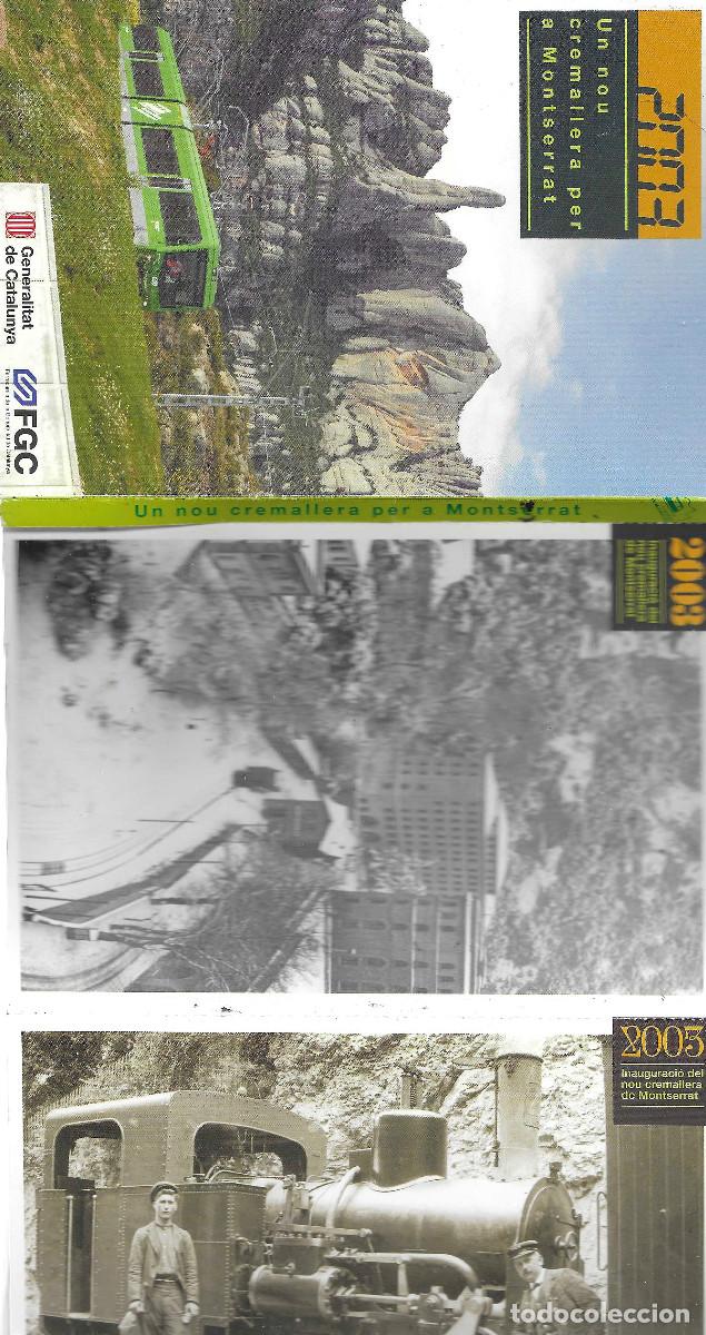 Postales: 2003 Inauguraci&oacute; del nou cremallera de Montserrat