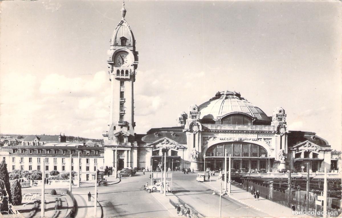 Postales: Postal de la Estaci&oacute;n de Tren de Limoges, Francia