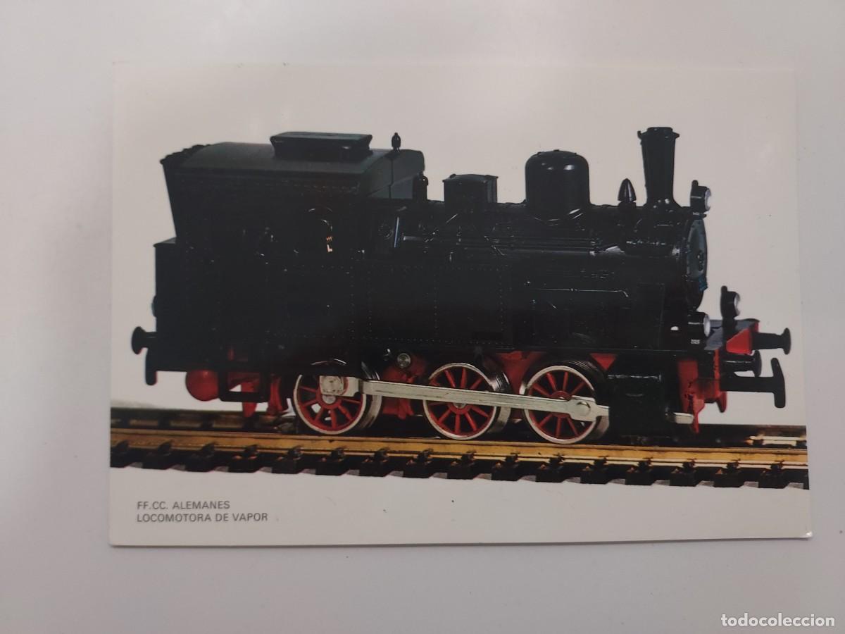 Postales: POSTAL TREN. FF.CC. ALEMANES LOCOMOTORA DE VAPOR. 1969. ESCRITA. BV
