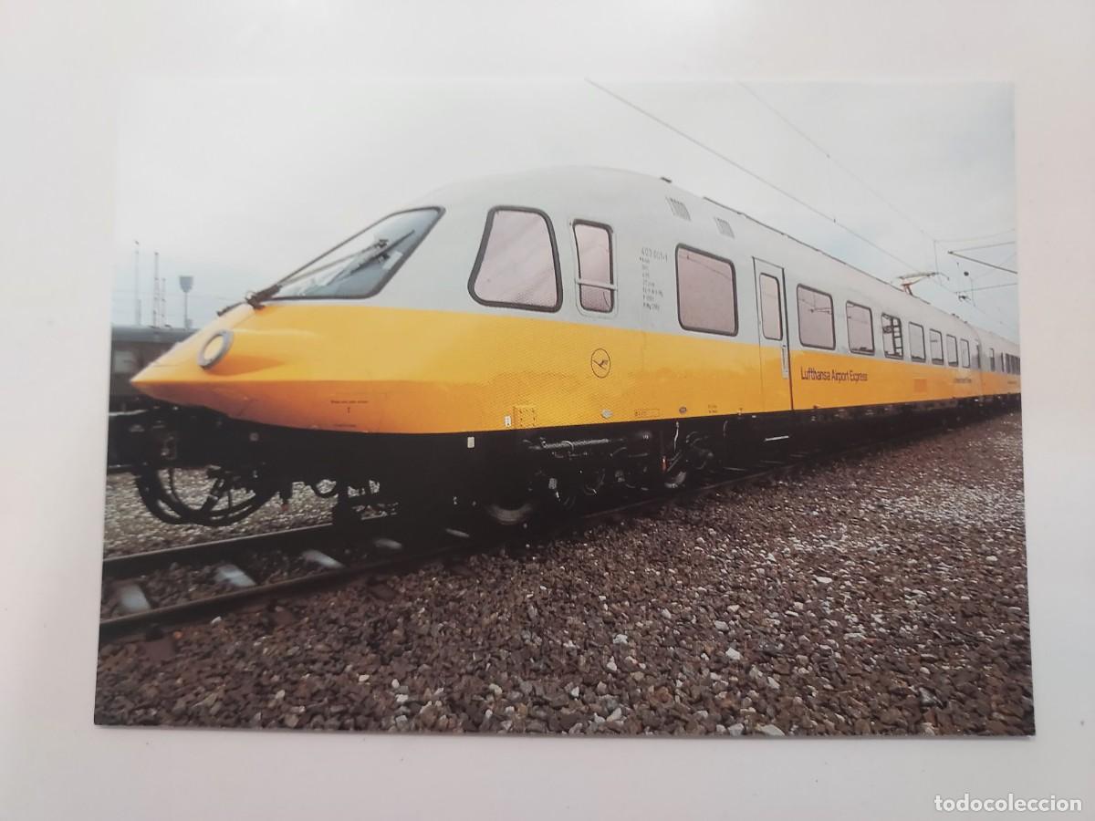 Postales: POSTAL TREN Lufthansa Airport Express. (DB Deutsche Bahn ET 403 LUFTHANSA). S/C